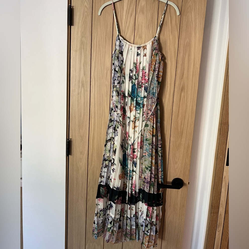 Zimmerman maxi pleated floral dress